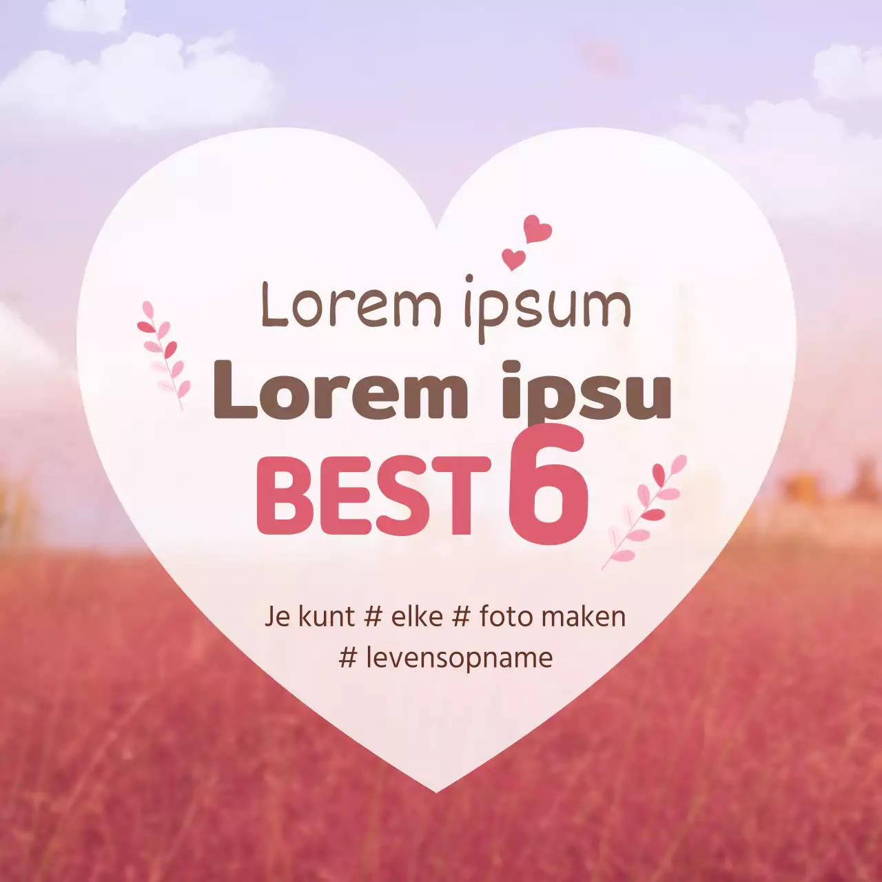 Roze mummie attracties cardnews ontwerp in roze