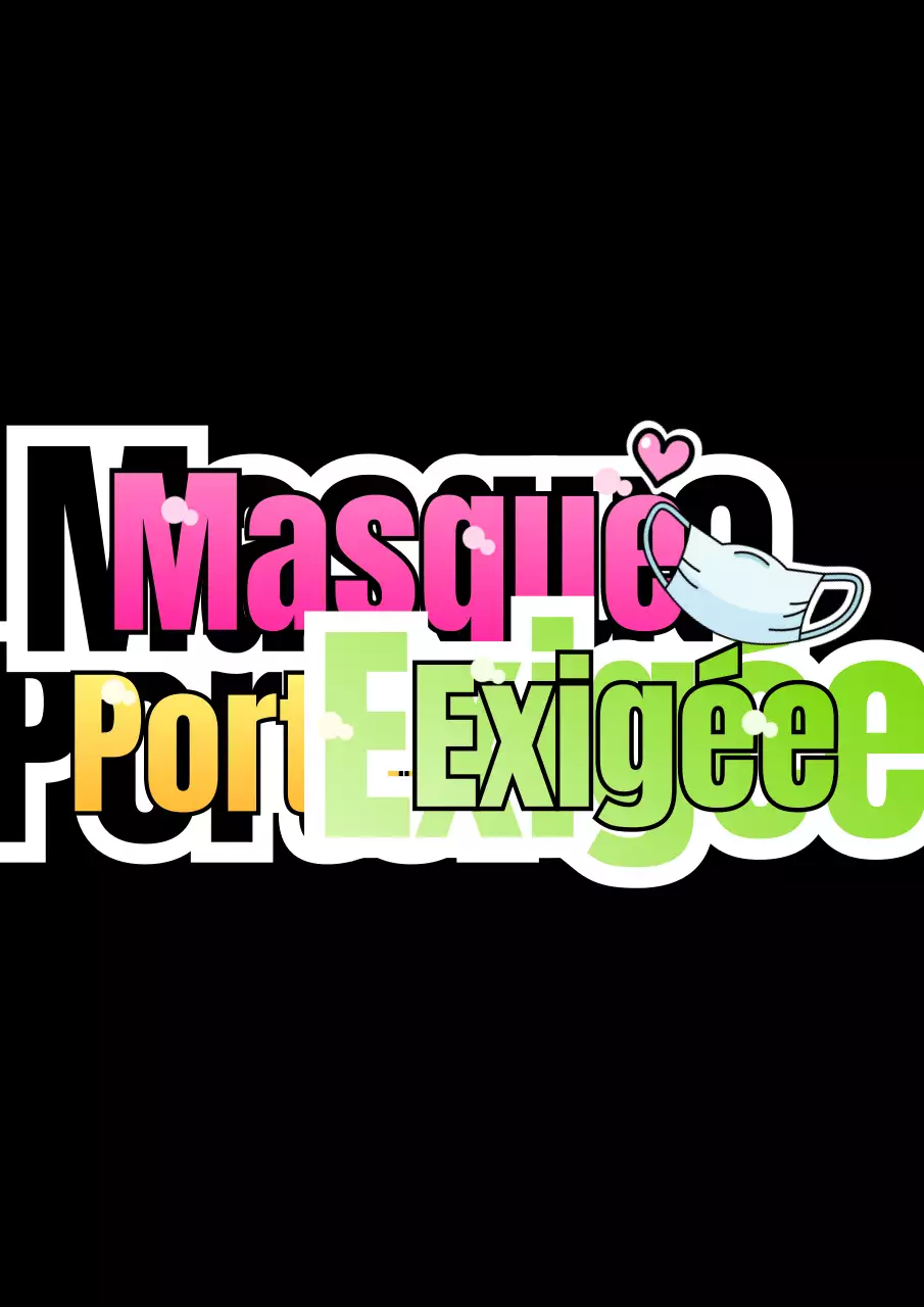 Écriture manuscrite avec dégradé rosePOP concept statement