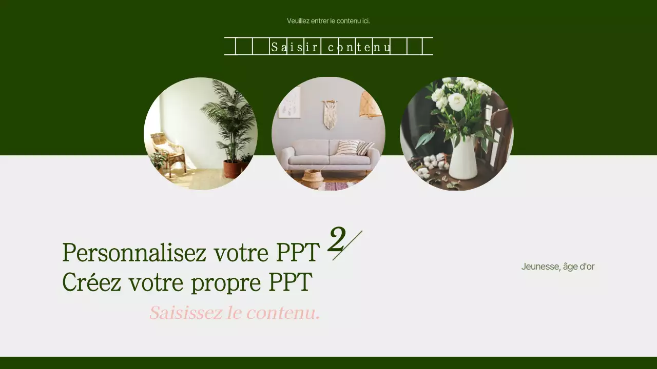 Papier manuscrit vert