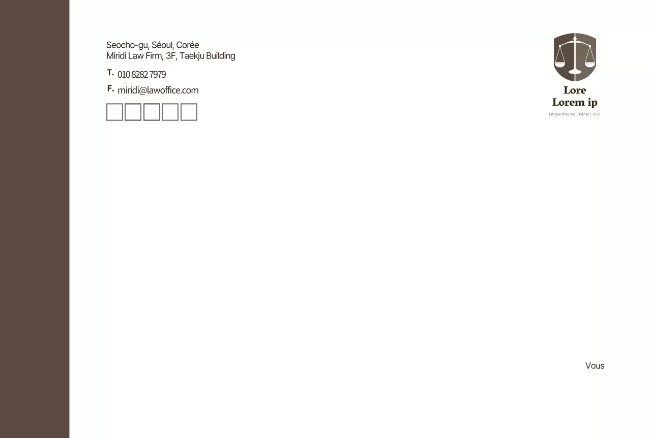 Cabinet d'avocats d'affaires moderne Brown