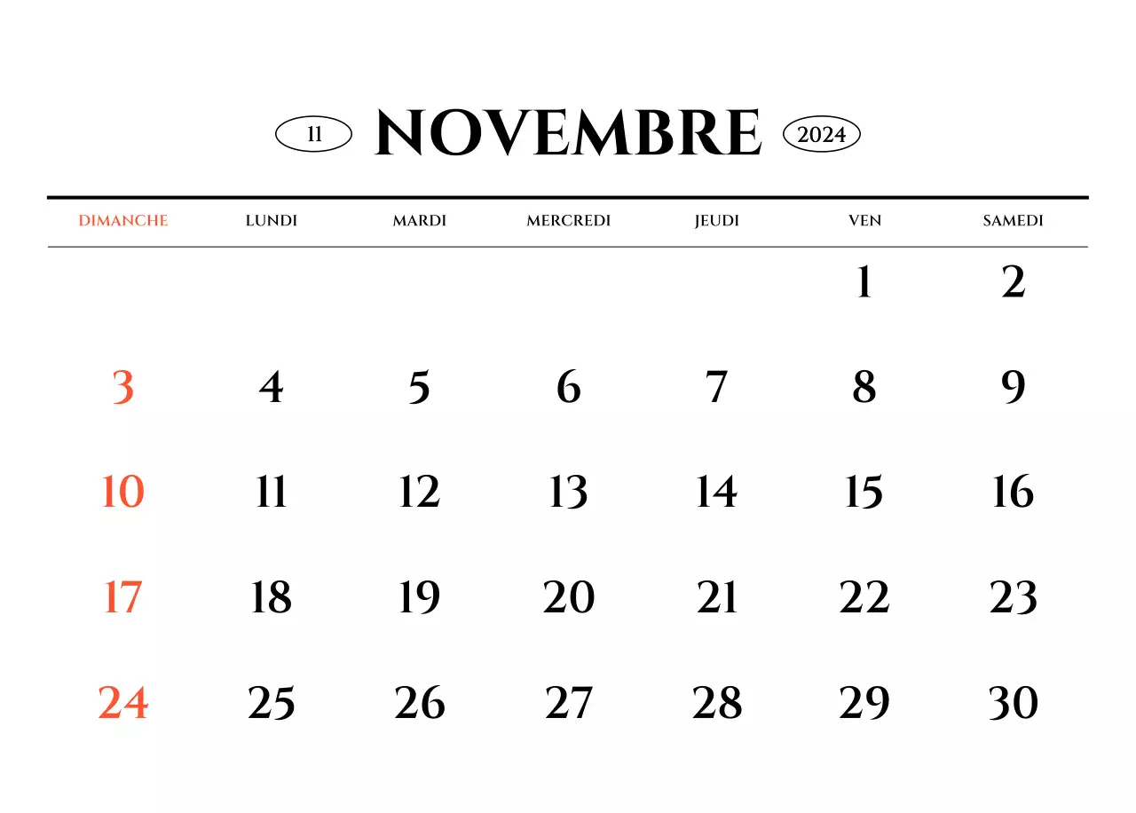 Calendrier mural de style simple avec un concept de photographie de voyage émotionnelle en noir et blanc