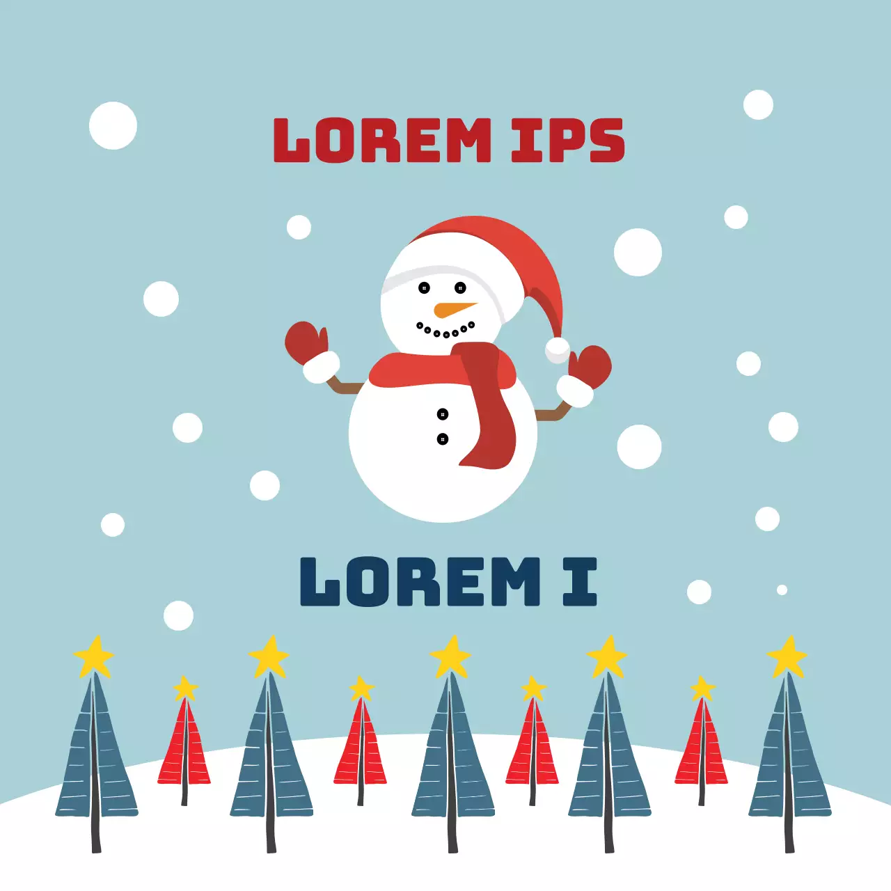 Rode lucht illustratie kerstwens label