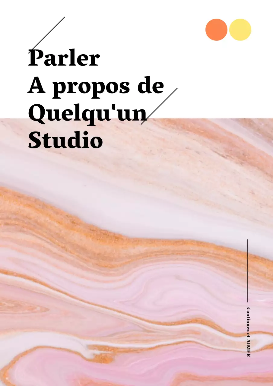 Design épuré en rose et blanc pour un guide sur les procédures de remboursement et de retour dans un centre commercial