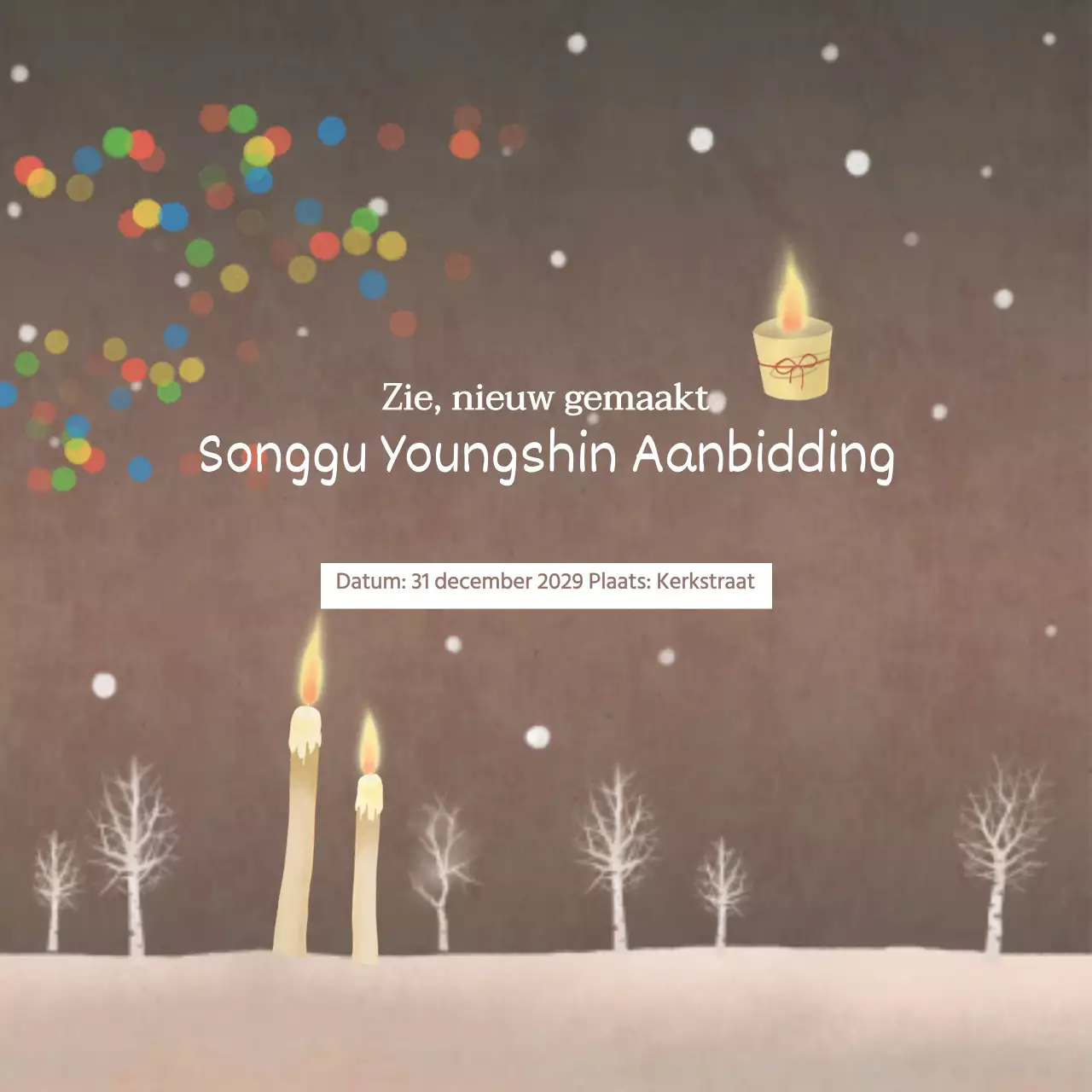 Aanbidding van de jonge Songu God