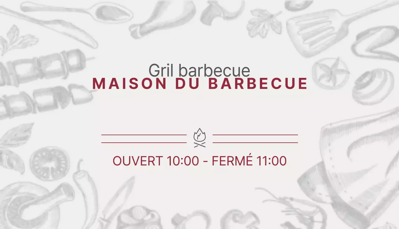 Maison du barbecue