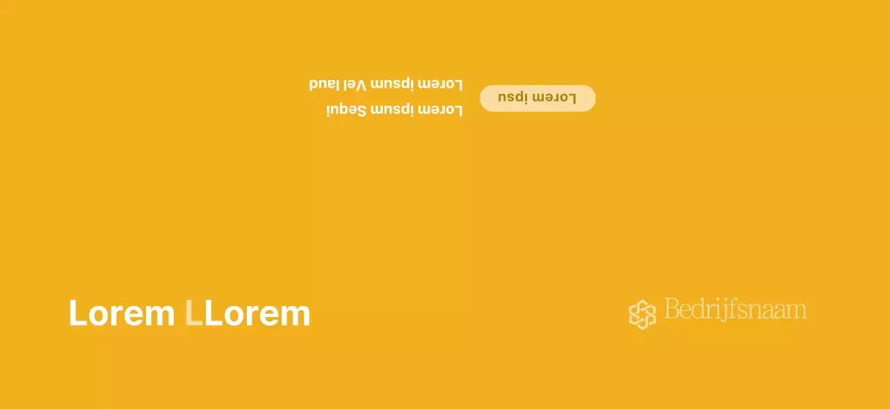 Een eenvoudige promotie voor nationale verzekeringen met gele tekst