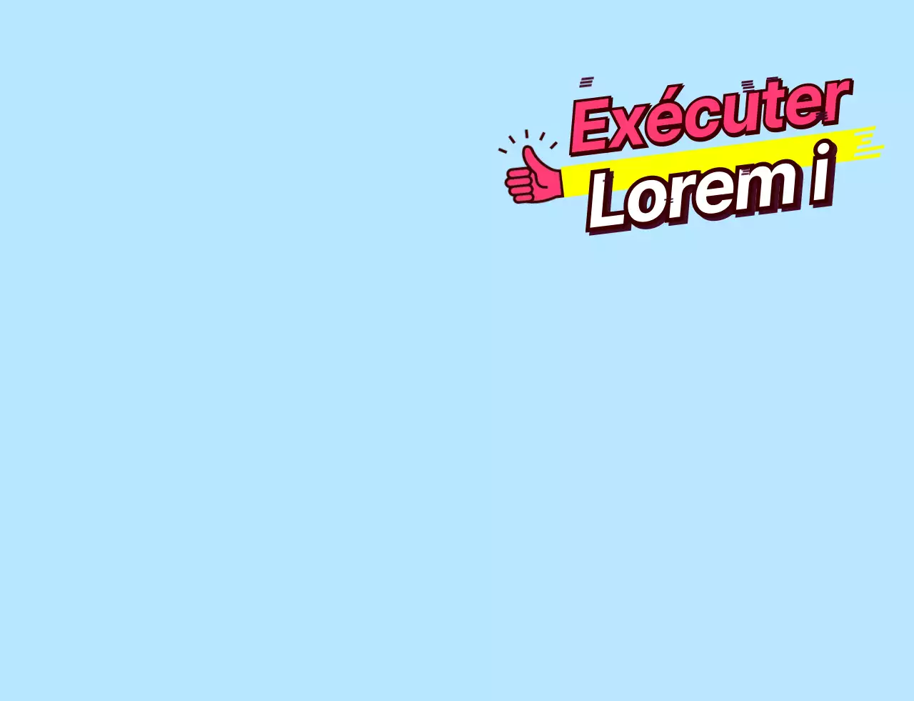 T-shirt de groupe scolaire avec texte incliné rose et jaune