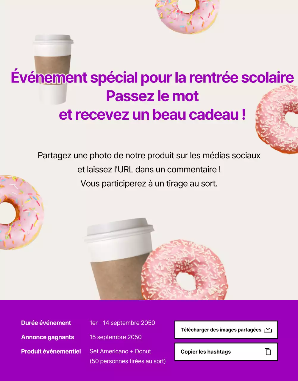 Purple Points Cadeau de rentrée Laptop Pad Digital Gift Deals