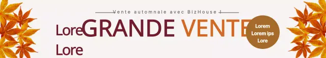 Grande vente d'automne