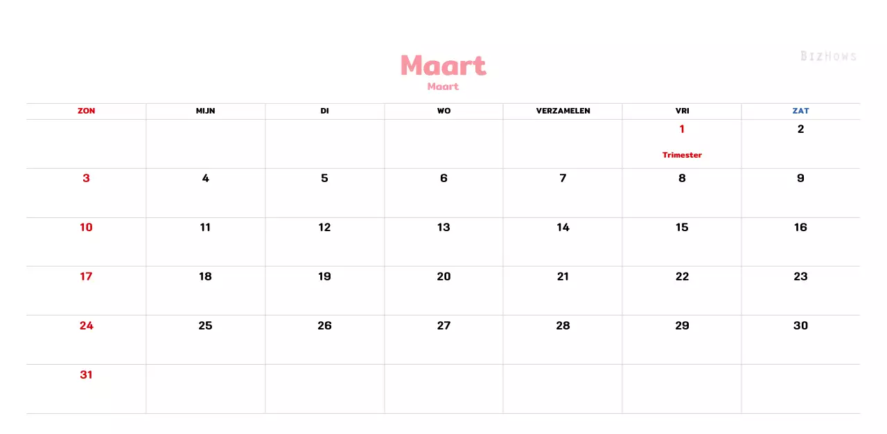 Een warme, geïllustreerde nieuwjaarskalender