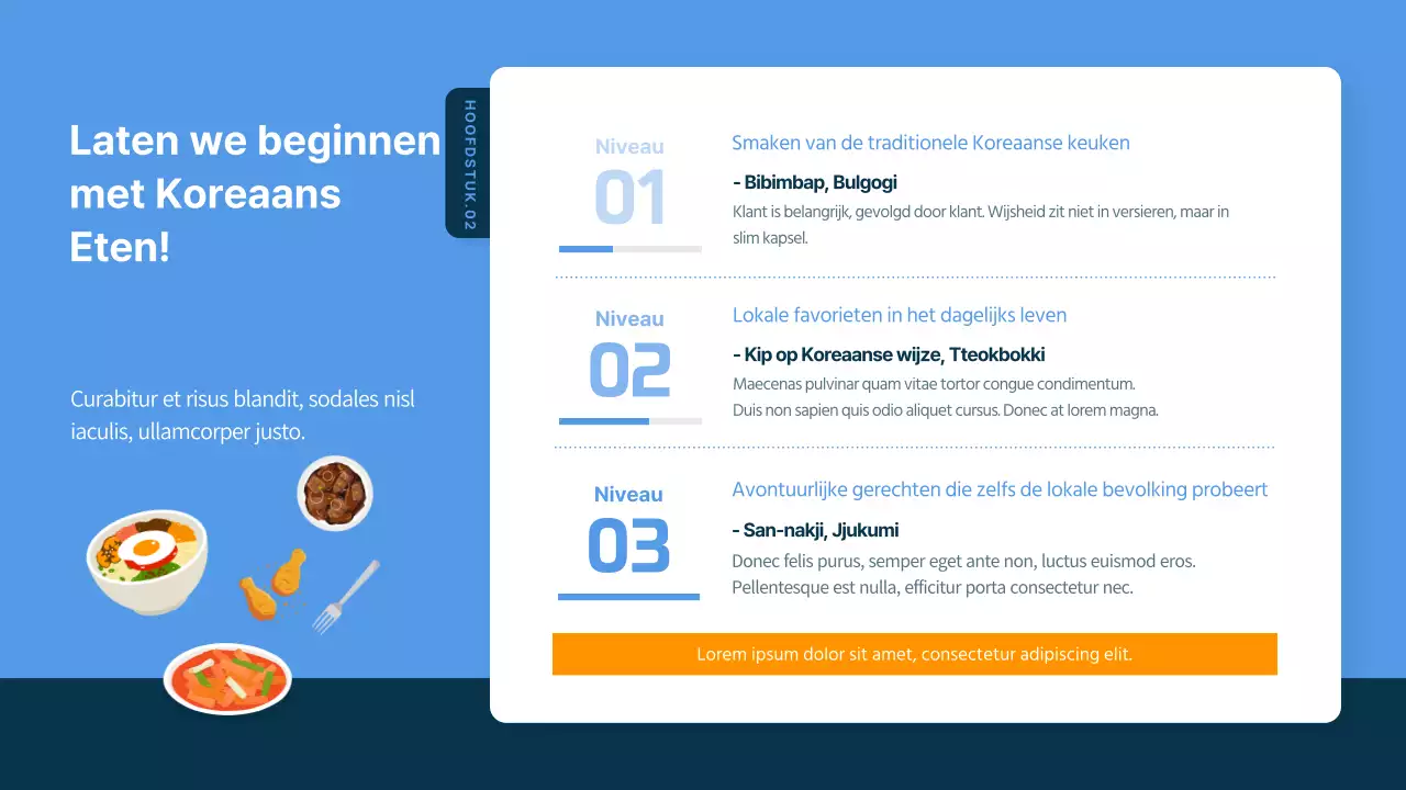 Blauw en marineblauw geïllustreerde reisgids voor Zuid-Korea