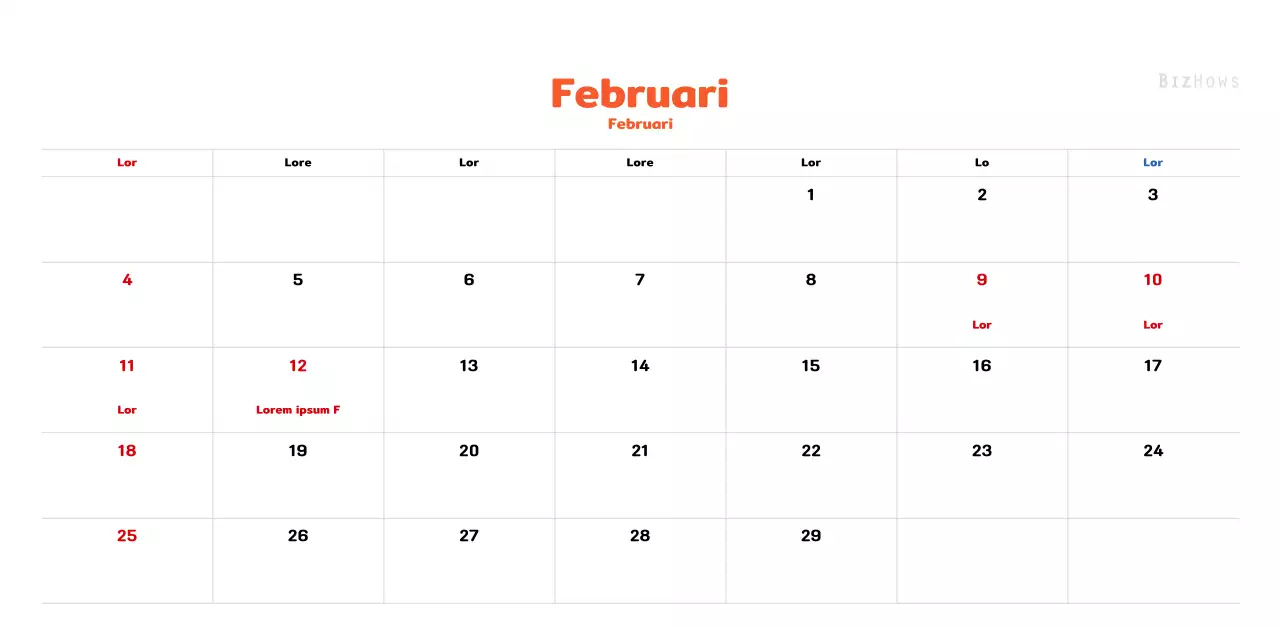 Een warme, geïllustreerde nieuwjaarskalender