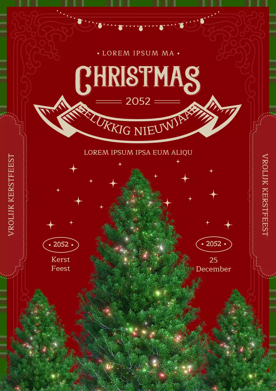 Een gids voor rode en groene kerstfeestjes aan het einde van het jaar