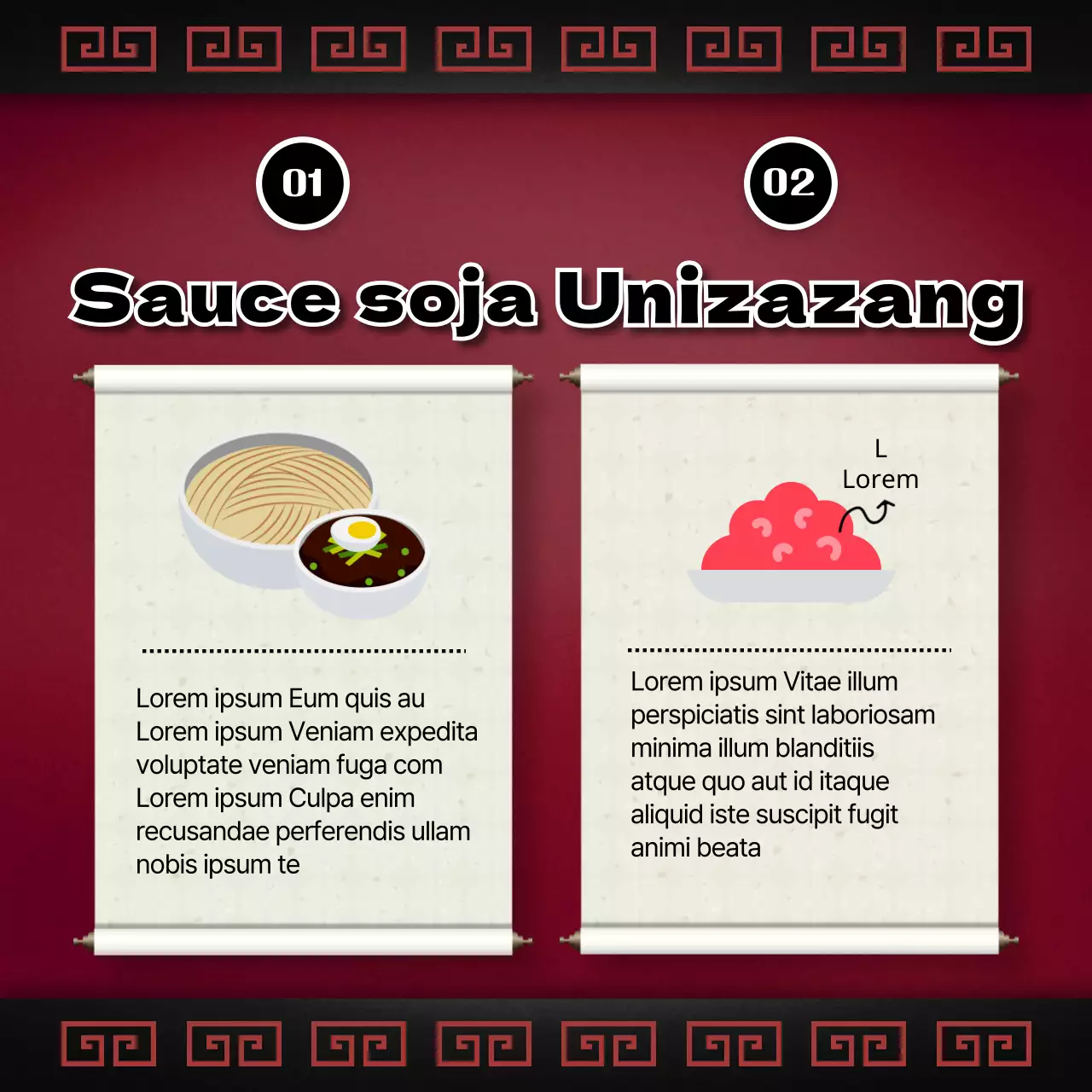 Des rouleaux rouges promeuvent le lancement du traditionnel kit de repas Jajangmyeon de la Journée noire.