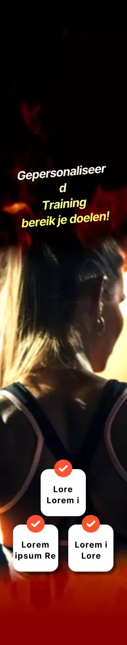 Een zwarte en rode achtergrond voor een opvallende fitnesspromotie