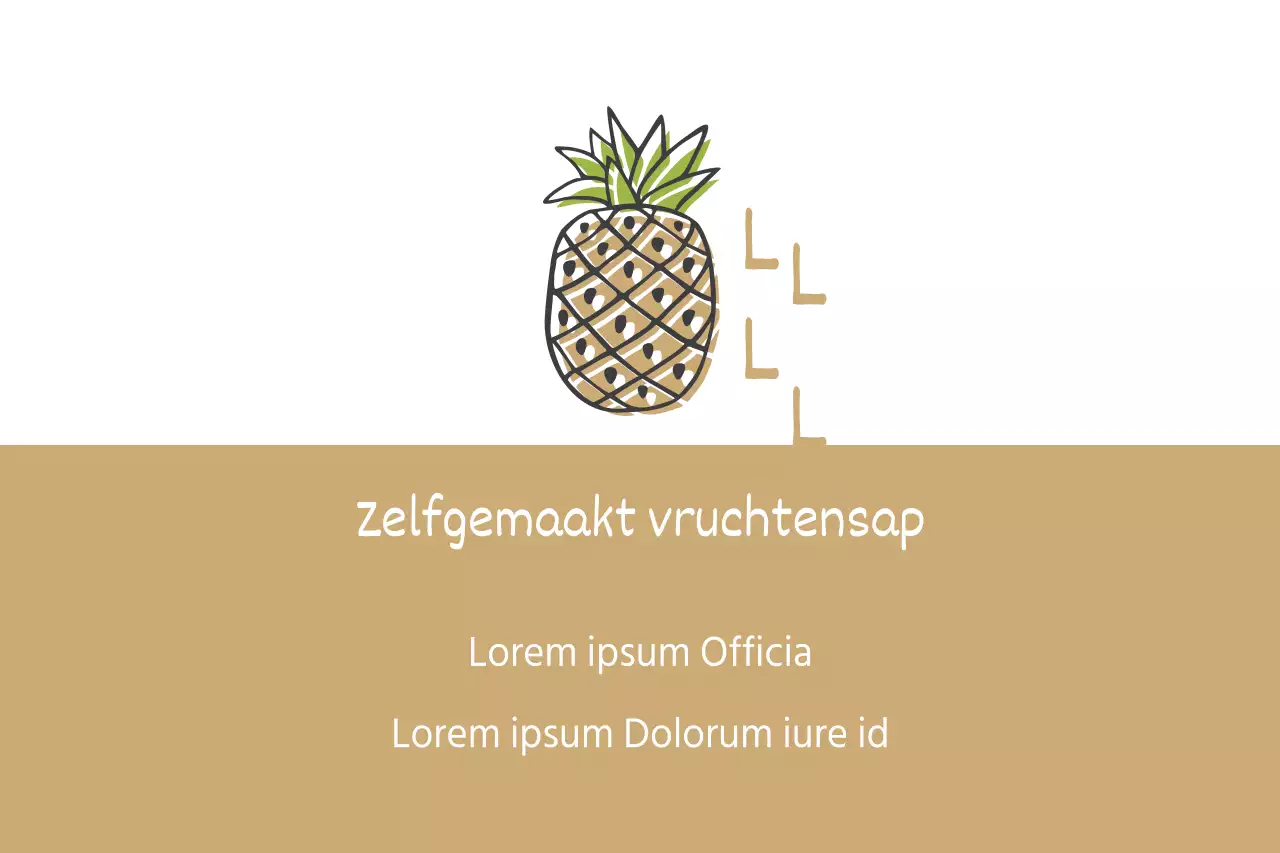 Zelfgemaakt vruchtensap