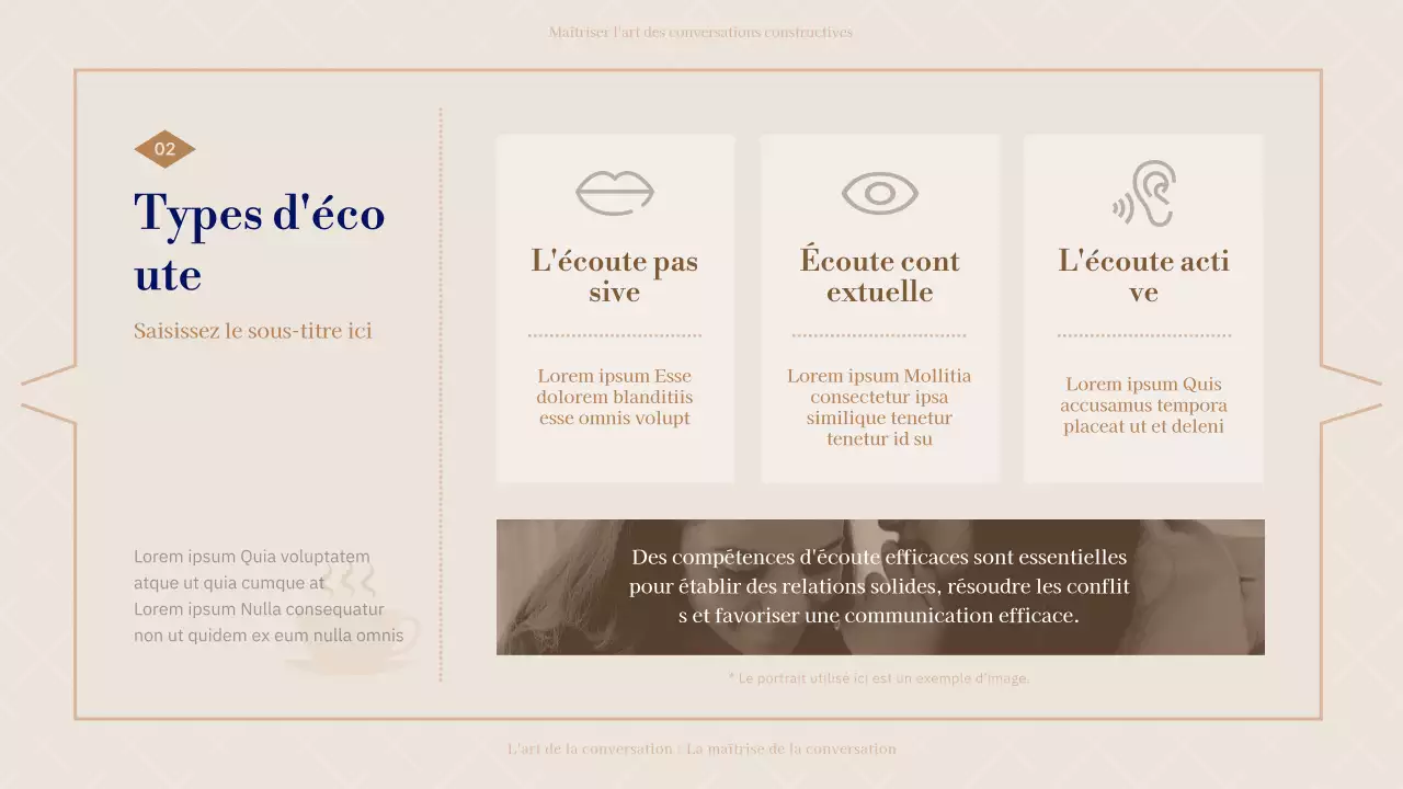 Dialogue du jour : bleu marine et beige