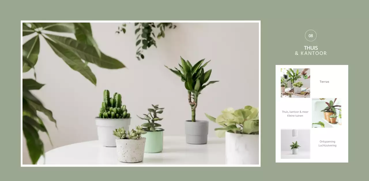 Witte strakke stijl interieur kalender