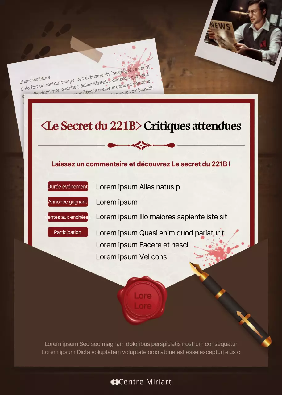 The Brown Letter Concept Musical Ticket Giveaway Event