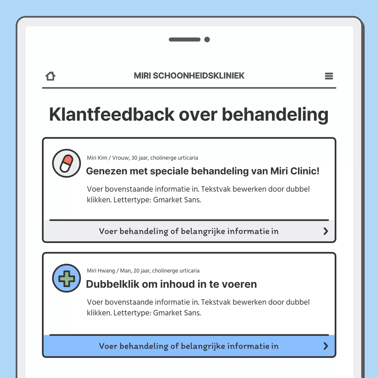 Promoot je ziekenhuis met een schattig mobiel concept in lichtblauw