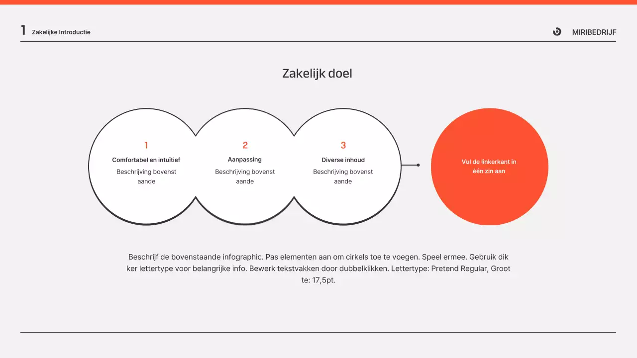 Presentaties van zakelijke rapporten in oranje en grijs