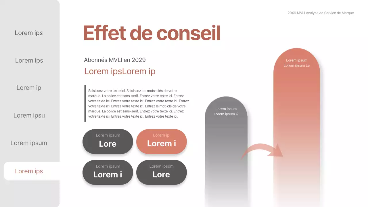 Rapport de consultation propre en dégradé rose-beige