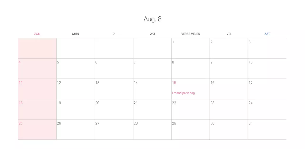 Kerkkalender met warme illustraties