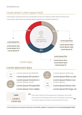 Faites la promotion de votre école avec une infographie en ivoire et beige