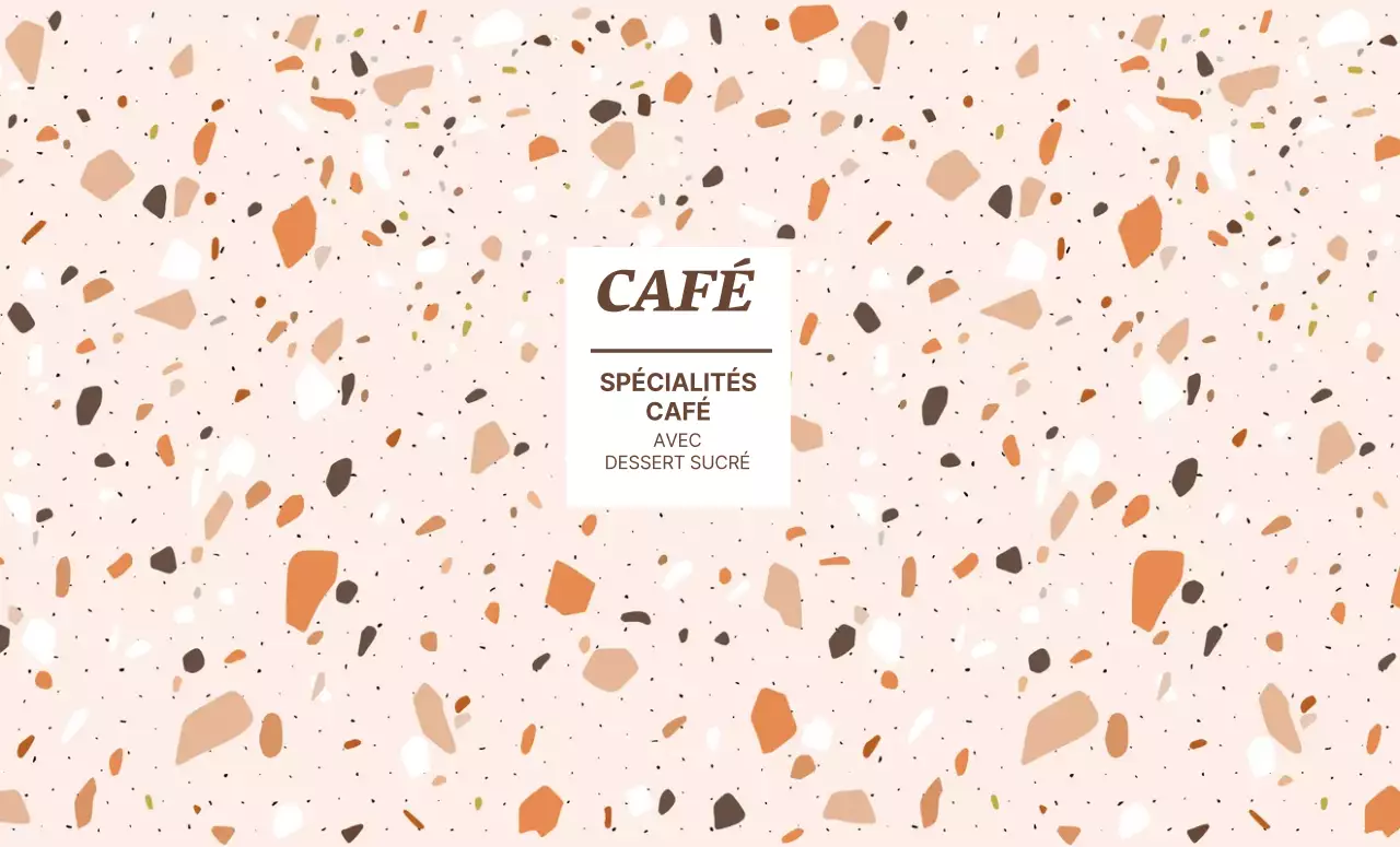 Motif de formes colorées pour gobelets en papier de café