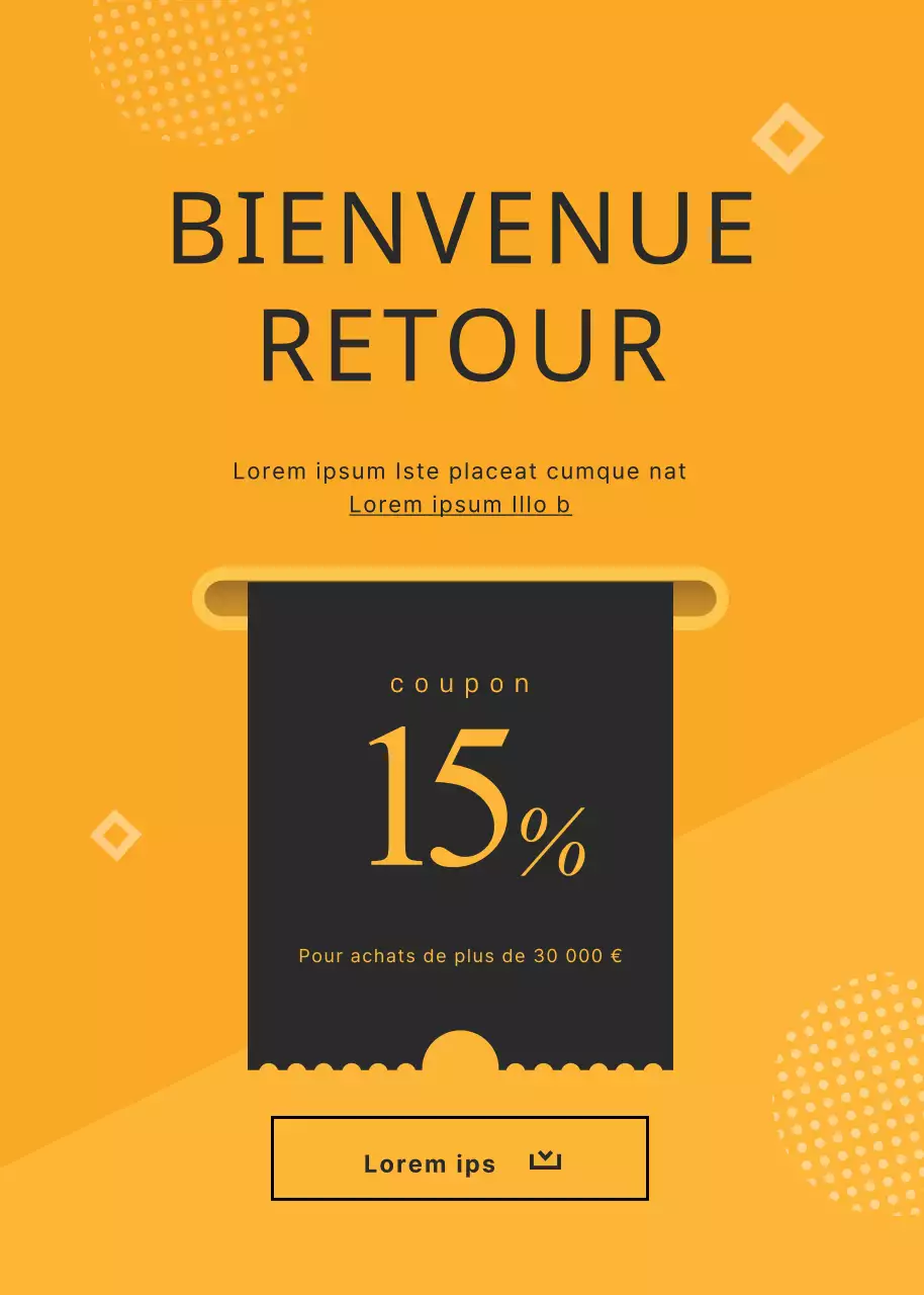 Bénéficiez de 15% de réduction avec le coupon
