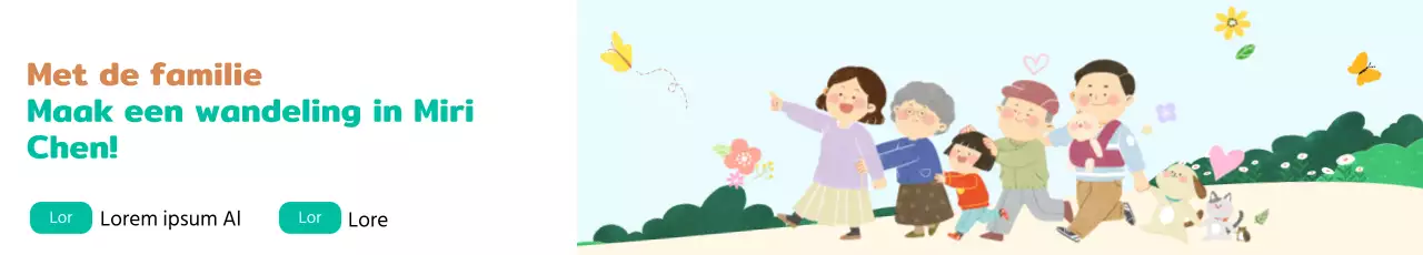 Gezinspicknick op blauwe achtergrond