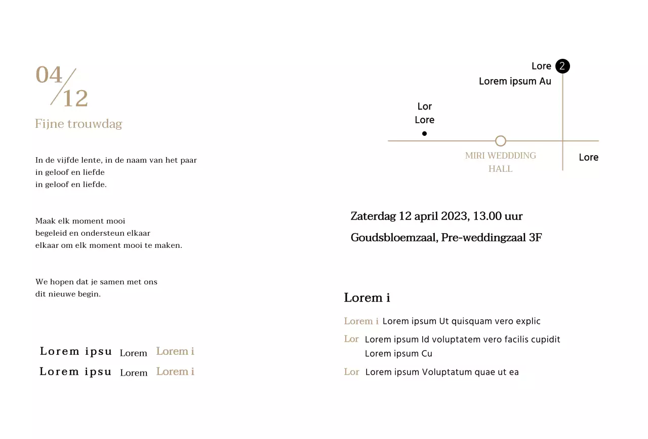 Uitnodiging voor bruiloft met ovaal frame
