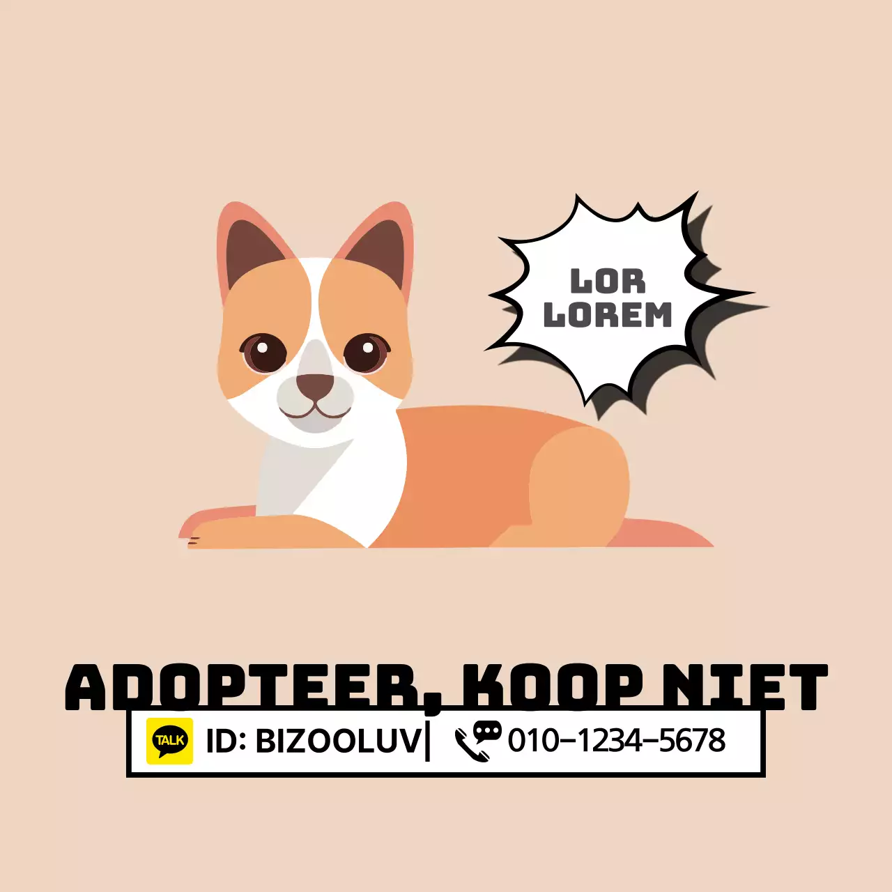 Adopteer, koop niet