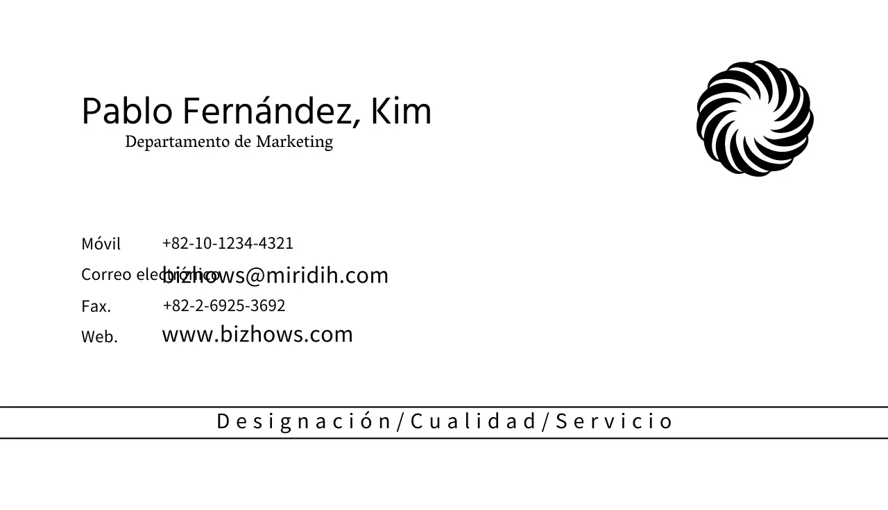 Tarjetas de visita de empresa