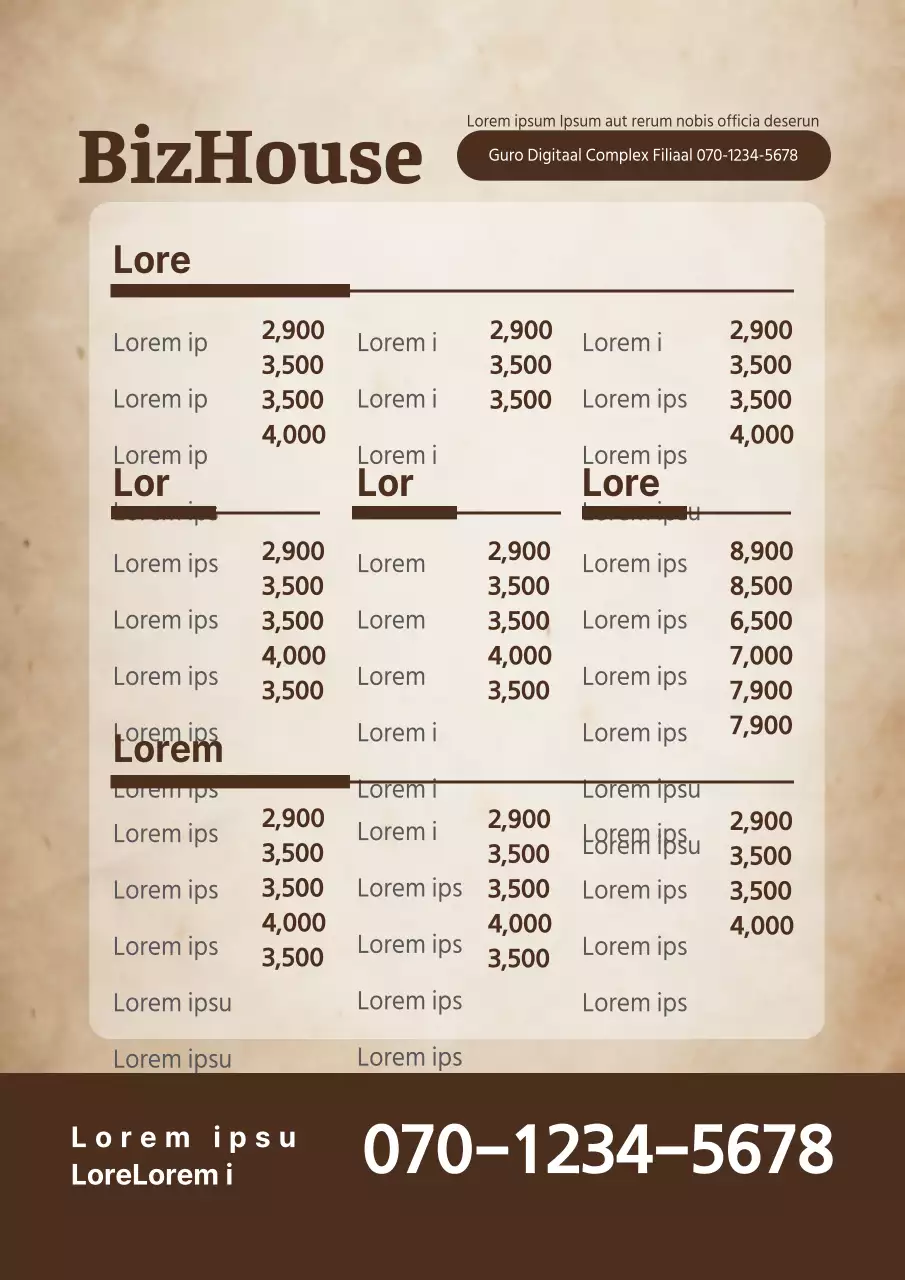 Bizhouse Kimbap Sushi Restaurant Menu