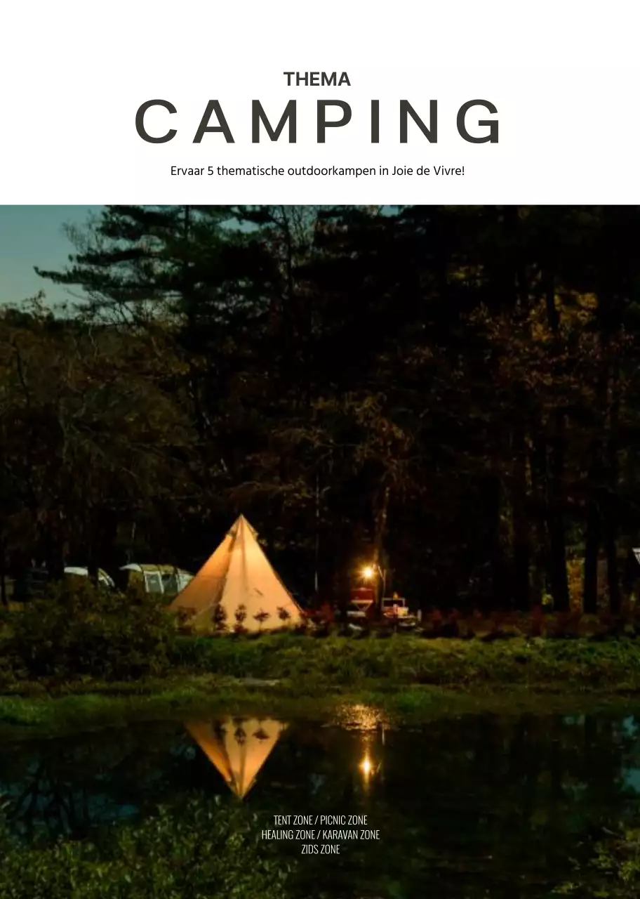 Emotionele Aurora Camping promoten