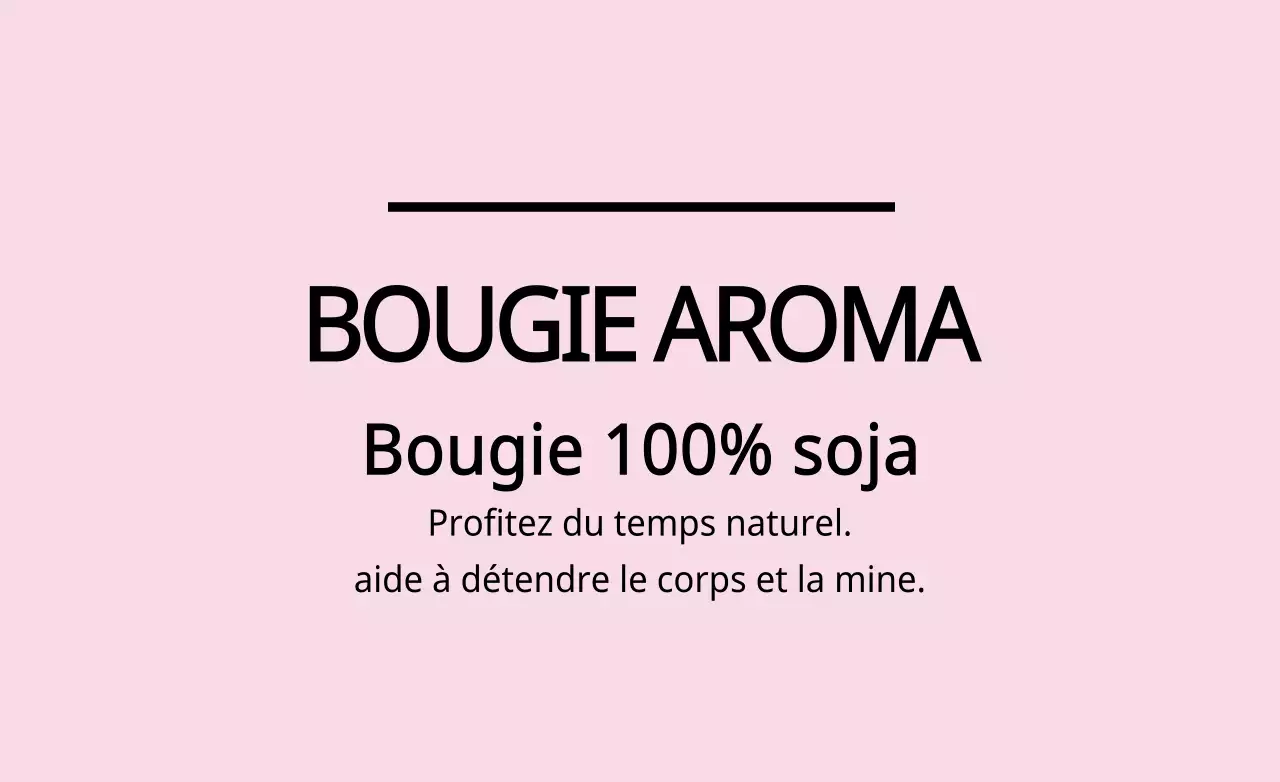 BOUGIE 100% SOJA