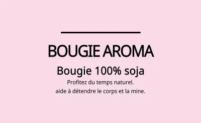 BOUGIE 100% SOJA