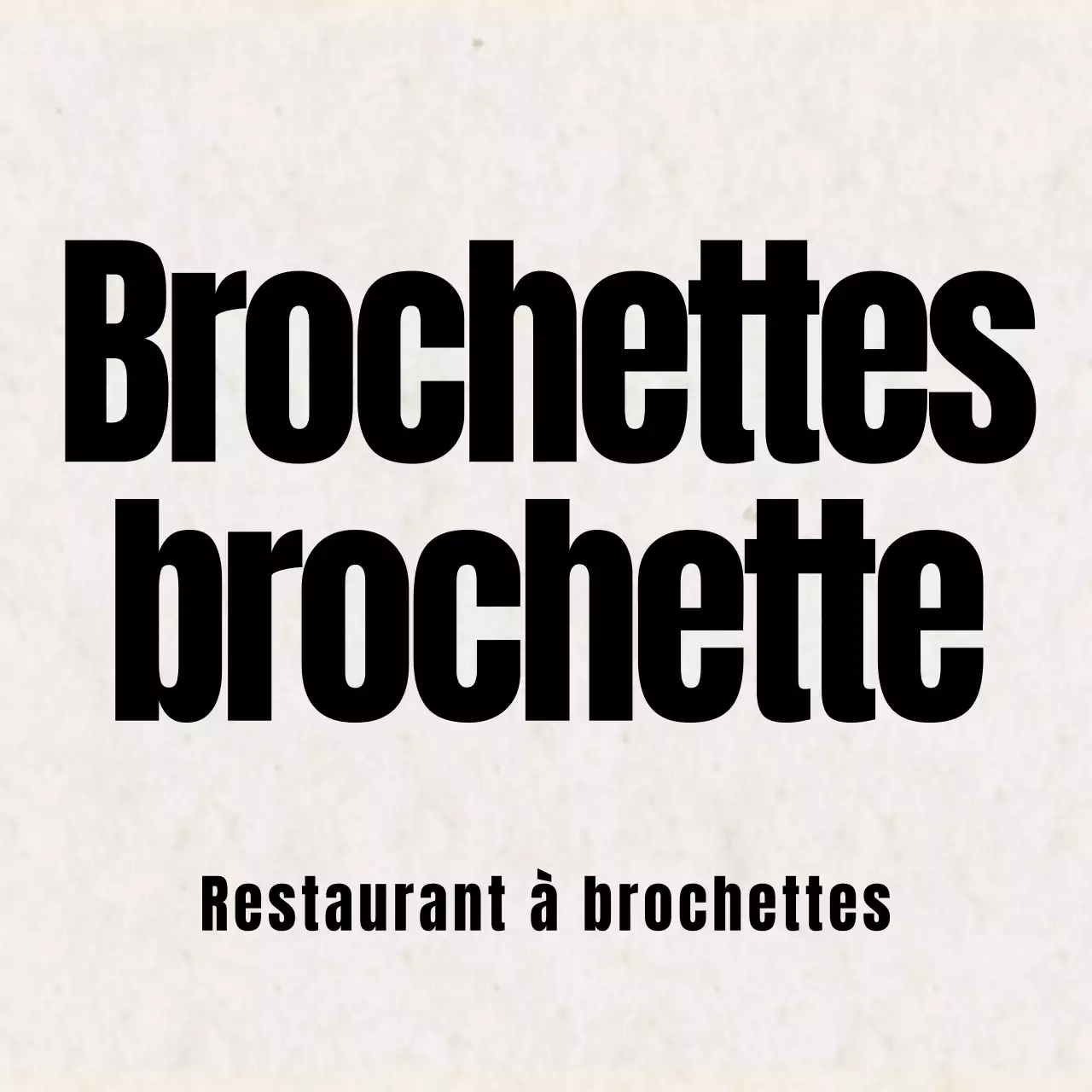 Brochette