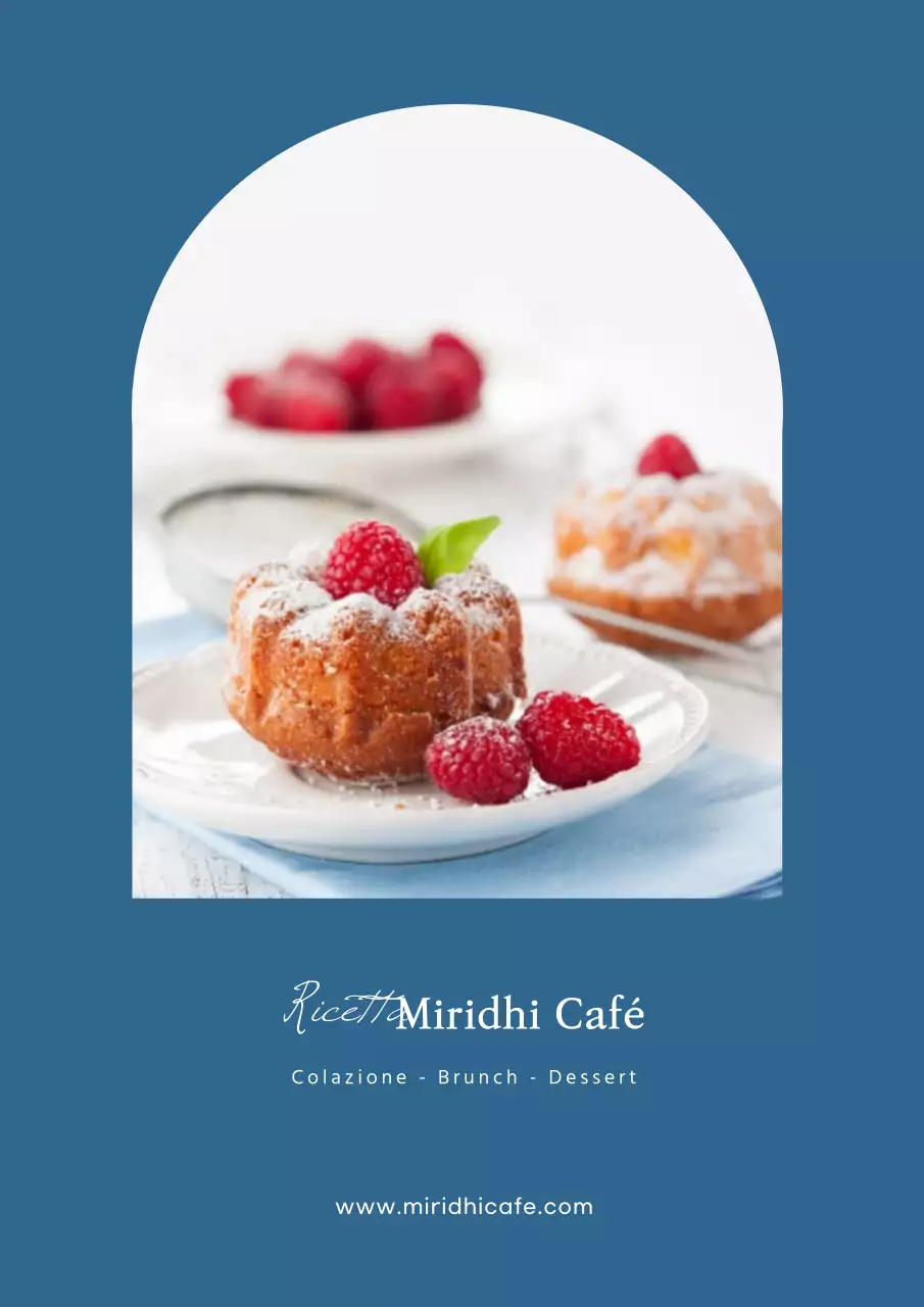 Muffin al lampone in edizione limitata pagina promozionale