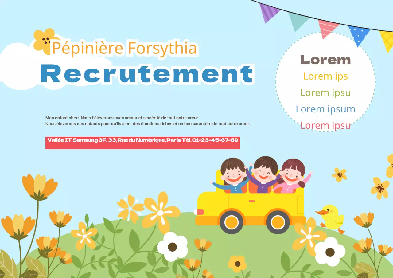 Recrutement Forsythia