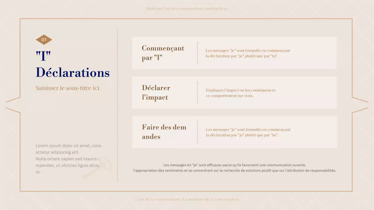 Dialogue du jour : bleu marine et beige