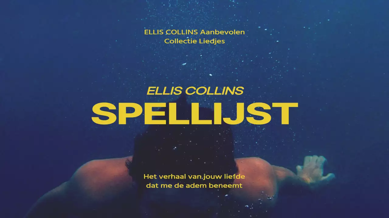 Gele retro-geïnspireerde afspeellijst