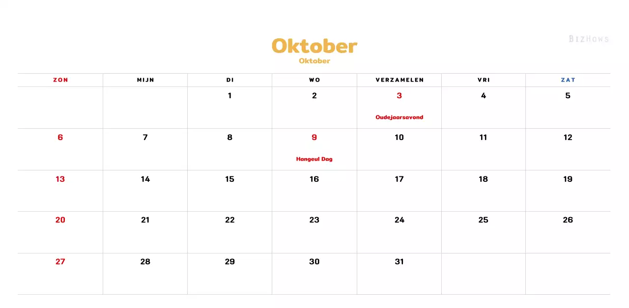 Een warme, geïllustreerde nieuwjaarskalender