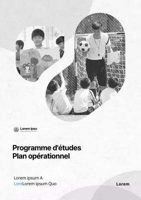 Un rapport pour les écoles avec un concept de photographie en noir et blanc