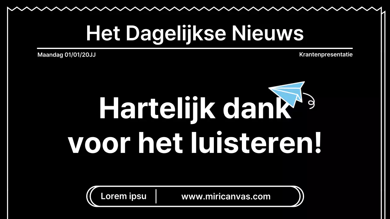 Aandachttrekkende presentatie met vette lijnen in een krantenconcept op een zwarte achtergrond