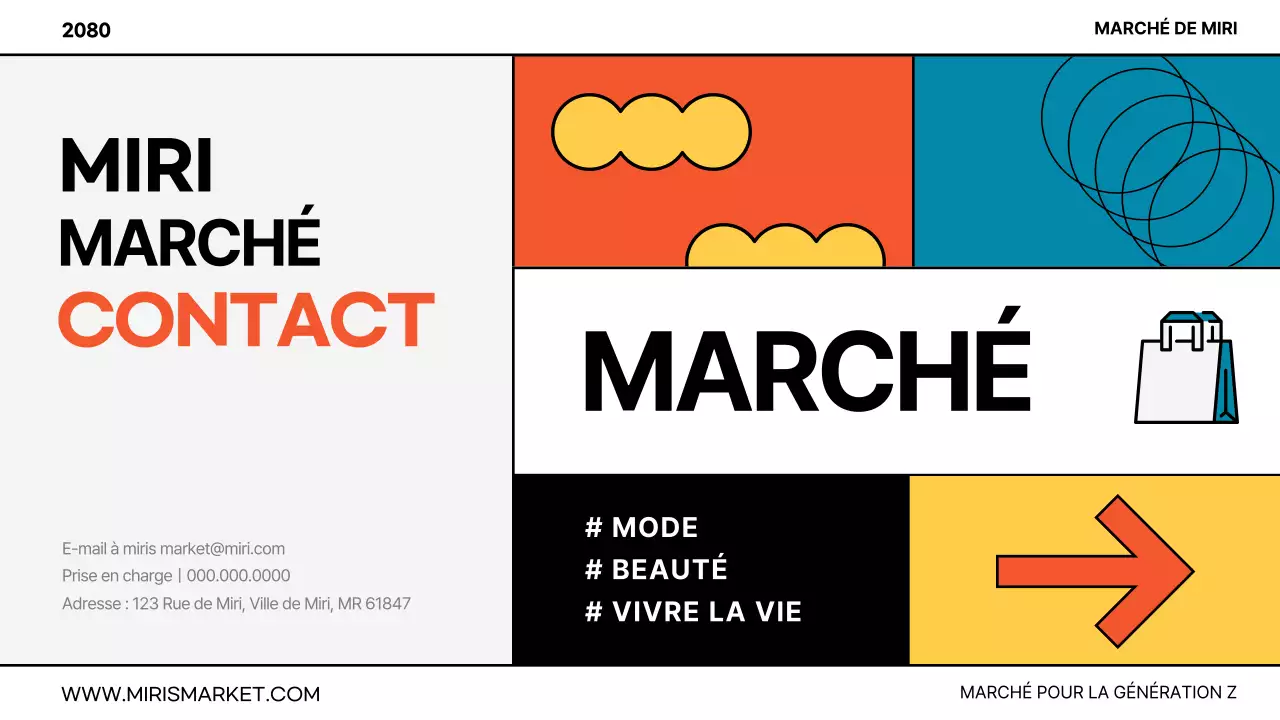 Guide pour la création d'une place de marché colorée