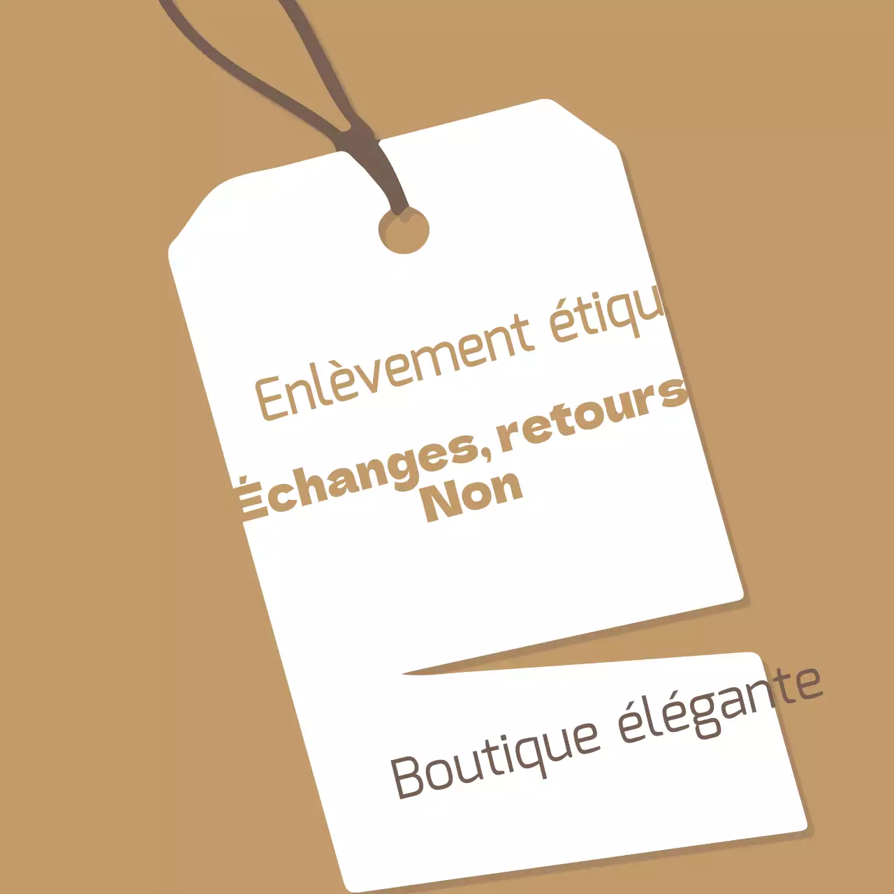 Pas d'échange ni de retour