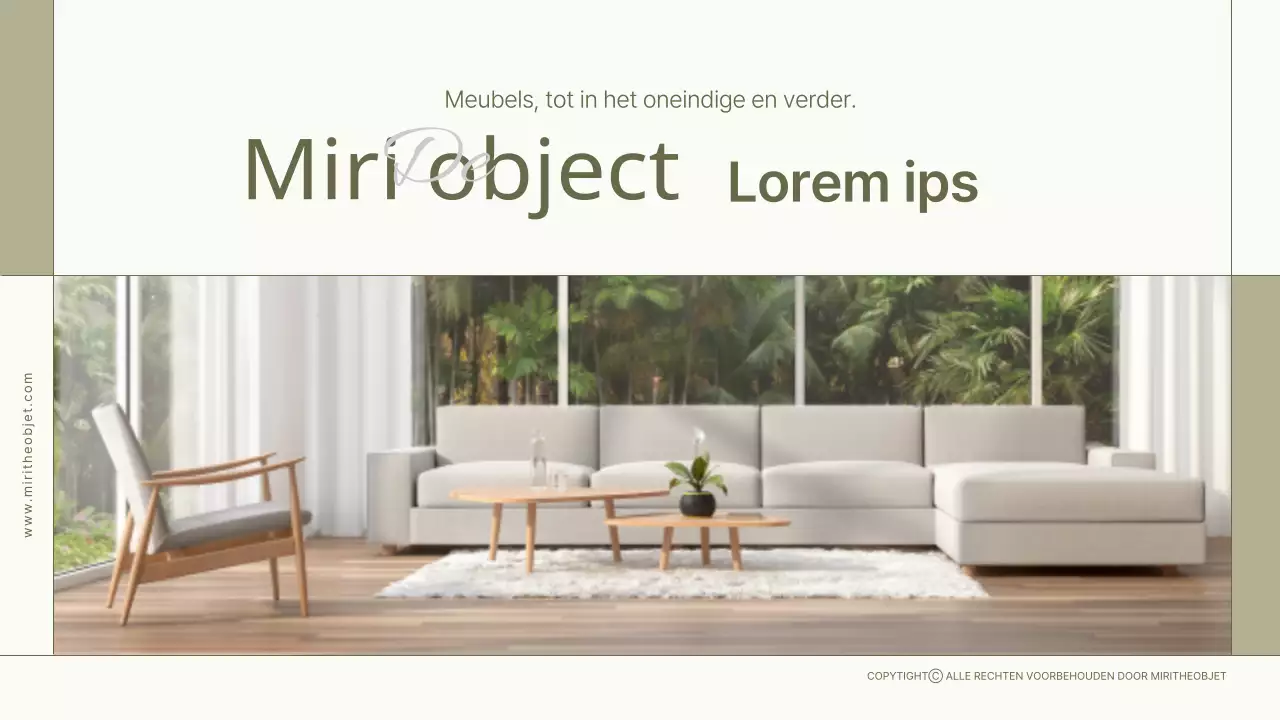 Olijf en wit Miridovje meubelen in olijf en wit Productcatalogus Interieur Meubelen Seizoensproducten