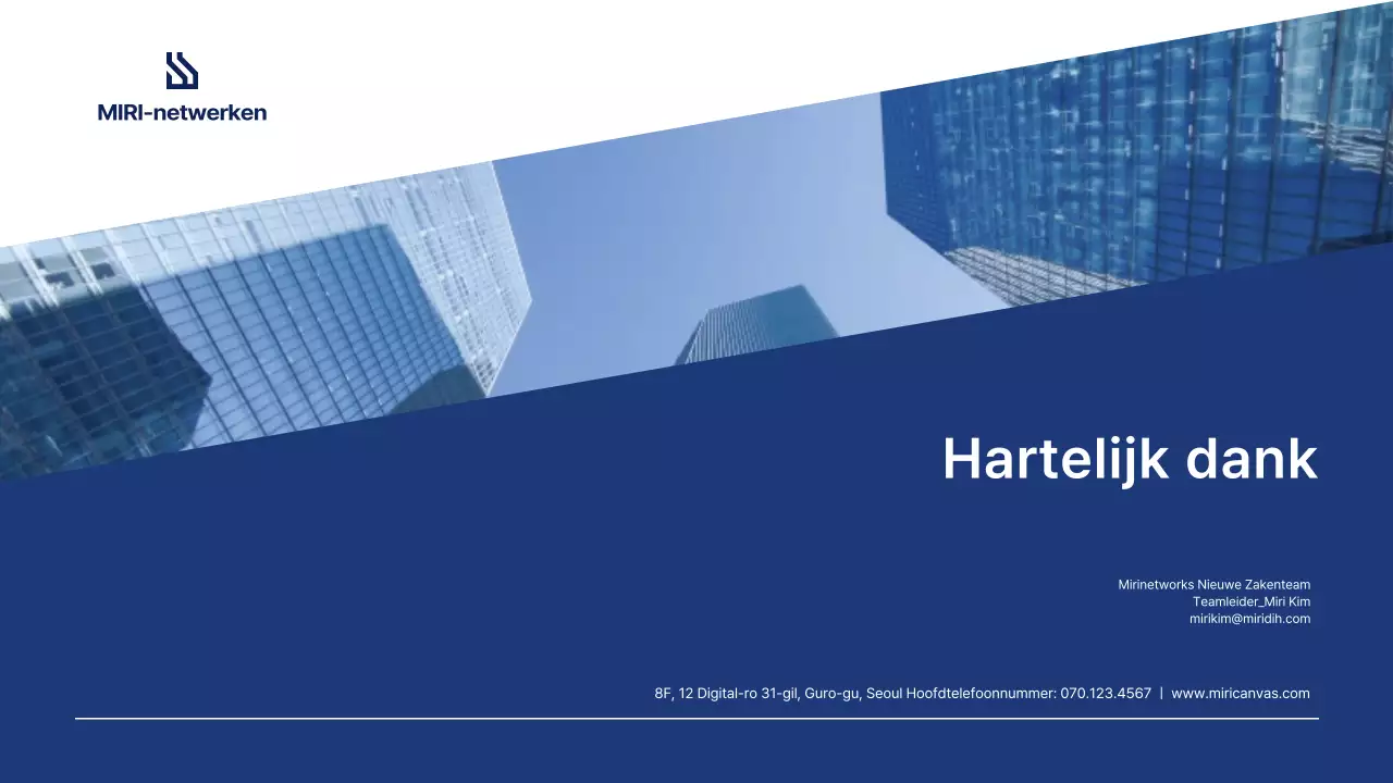 Een schoon, blauw, nieuw bedrijfsplan